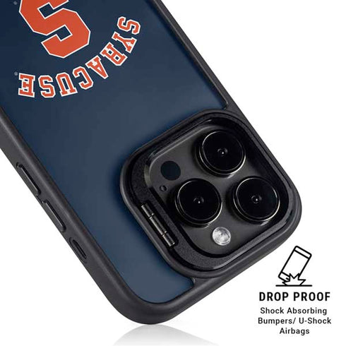 Syracuse University S Blue iPhone 16 Pro Kickstand Case